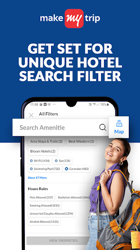 MakeMyTrip Hotels, Flight, Bus Screenshot7