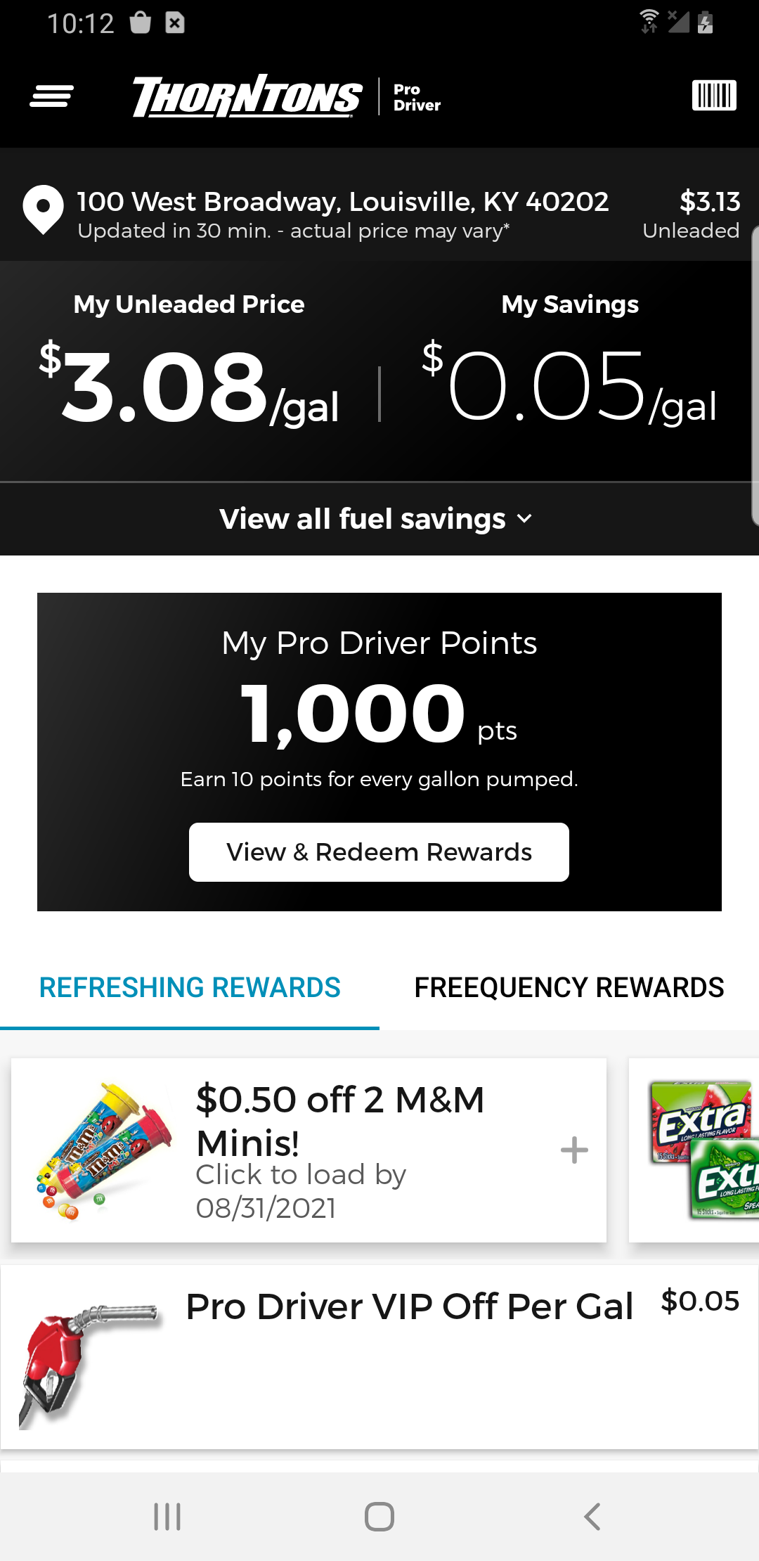 Thorntons Refreshing Rewards Screenshot7
