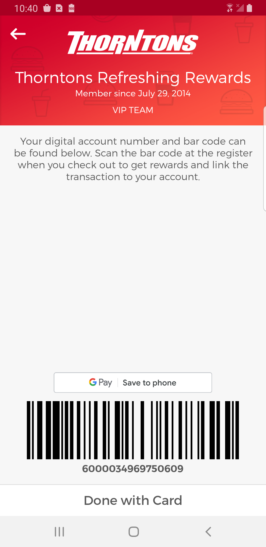 Thorntons Refreshing Rewards Screenshot3