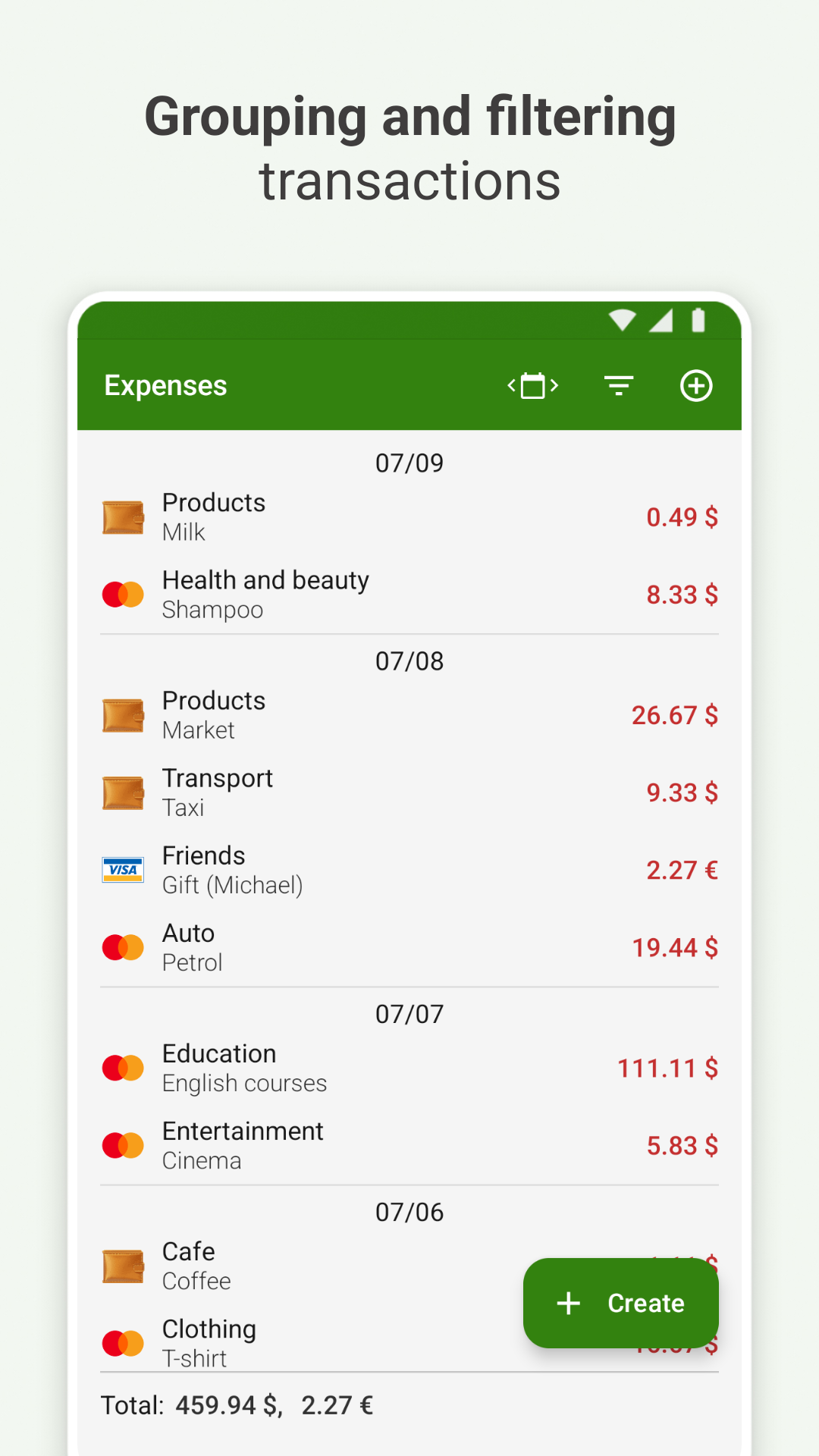 Expense Tracker - FinancePM Screenshot5