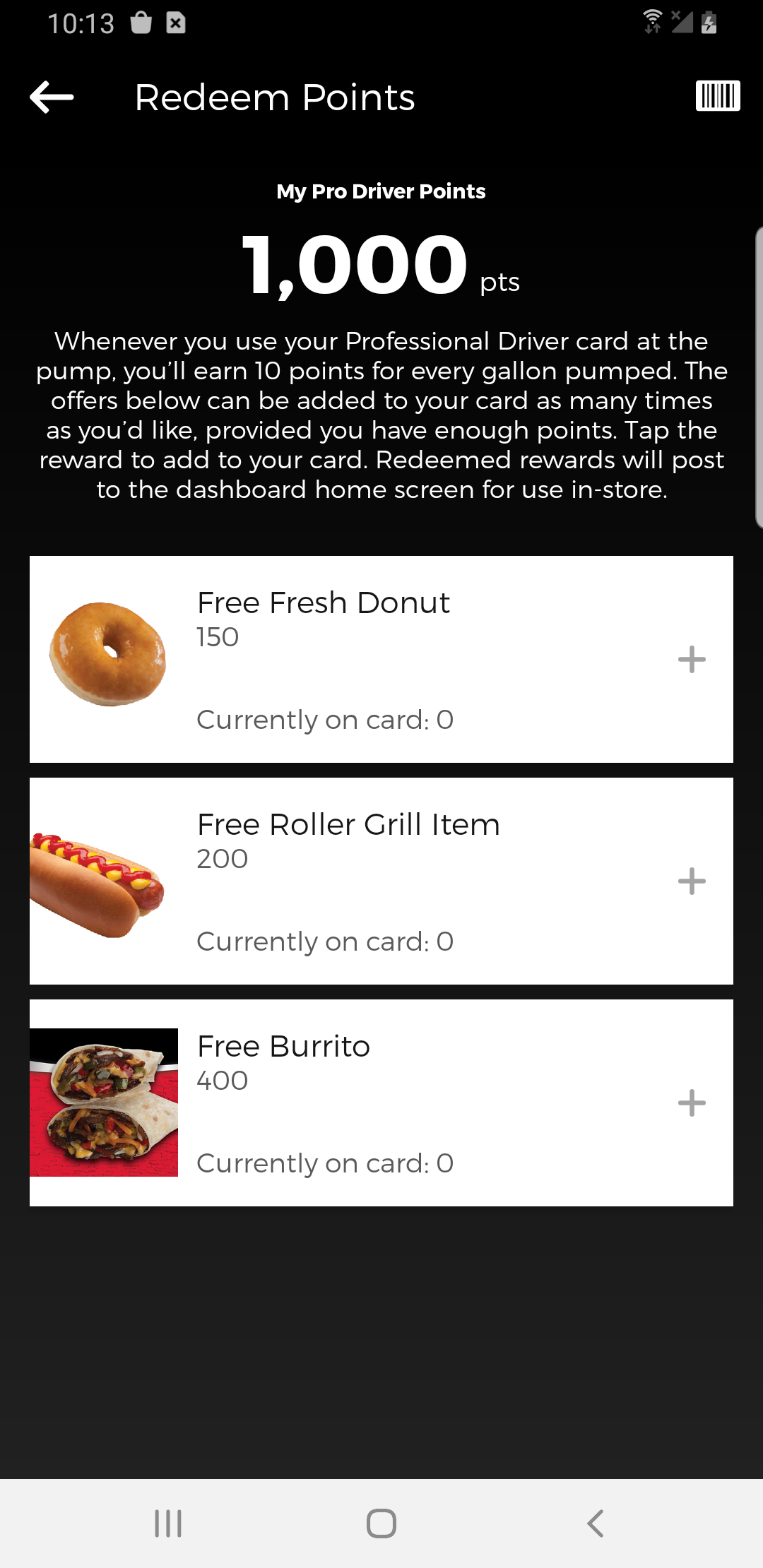 Thorntons Refreshing Rewards Screenshot8