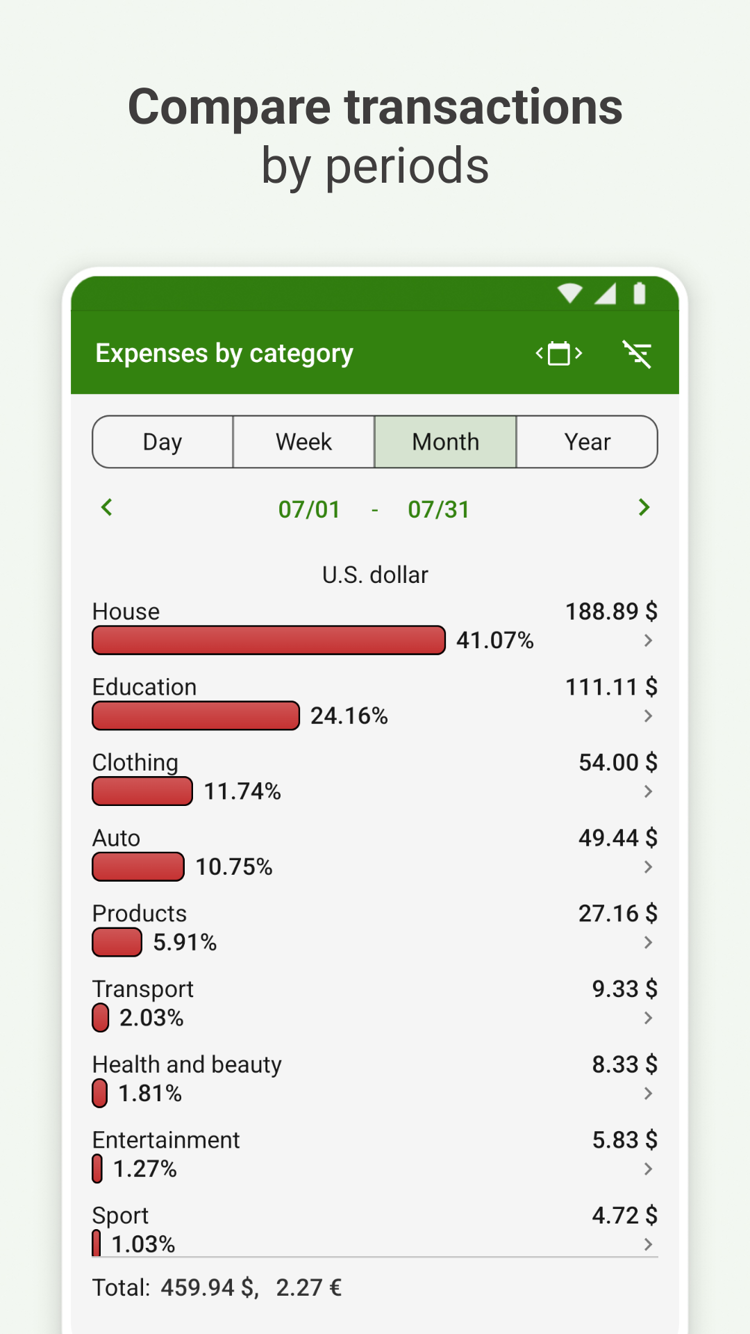 Expense Tracker - FinancePM Screenshot4