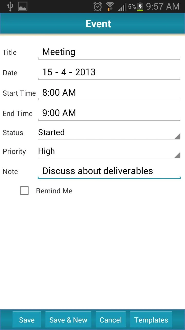 Business Calendar Screenshot3