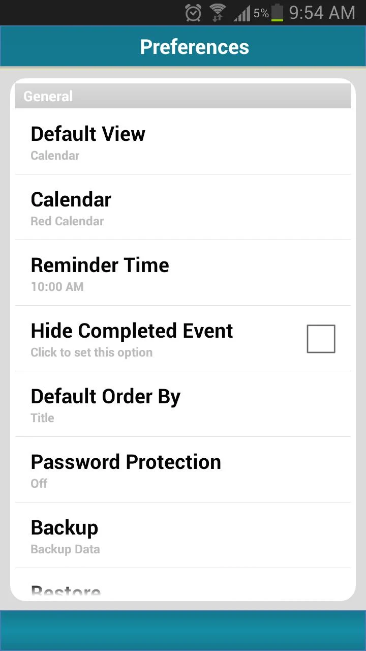 Business Calendar Screenshot8