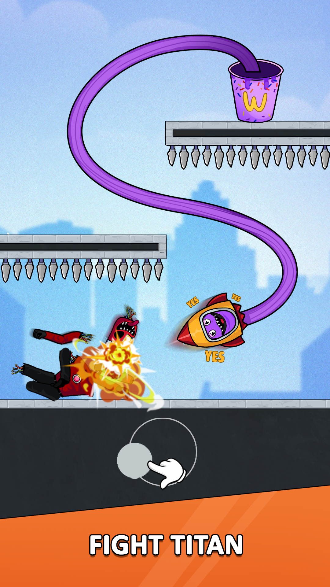 Head Monster: Move Survival Screenshot2