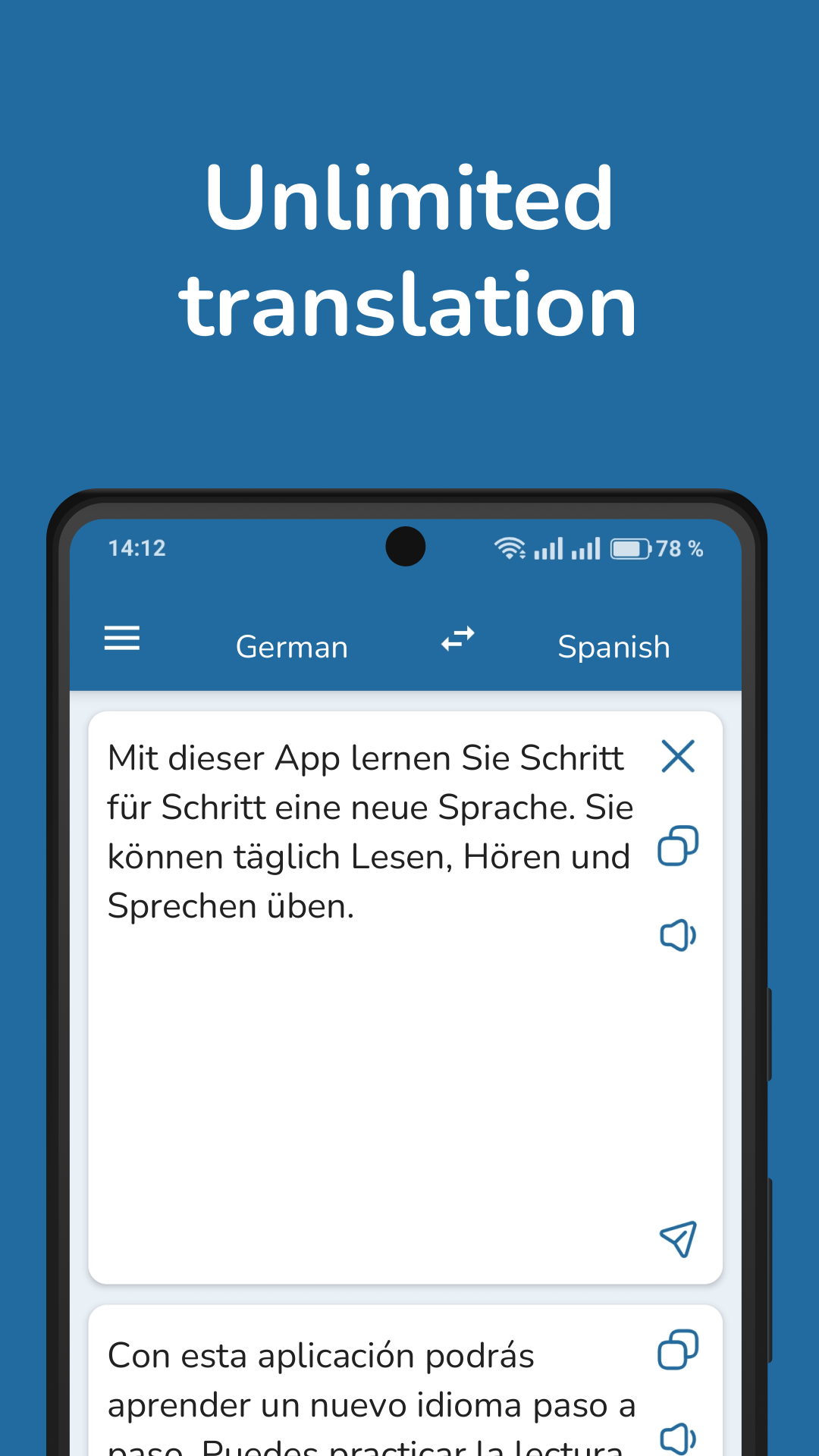 German Spanish Translator Screenshot1