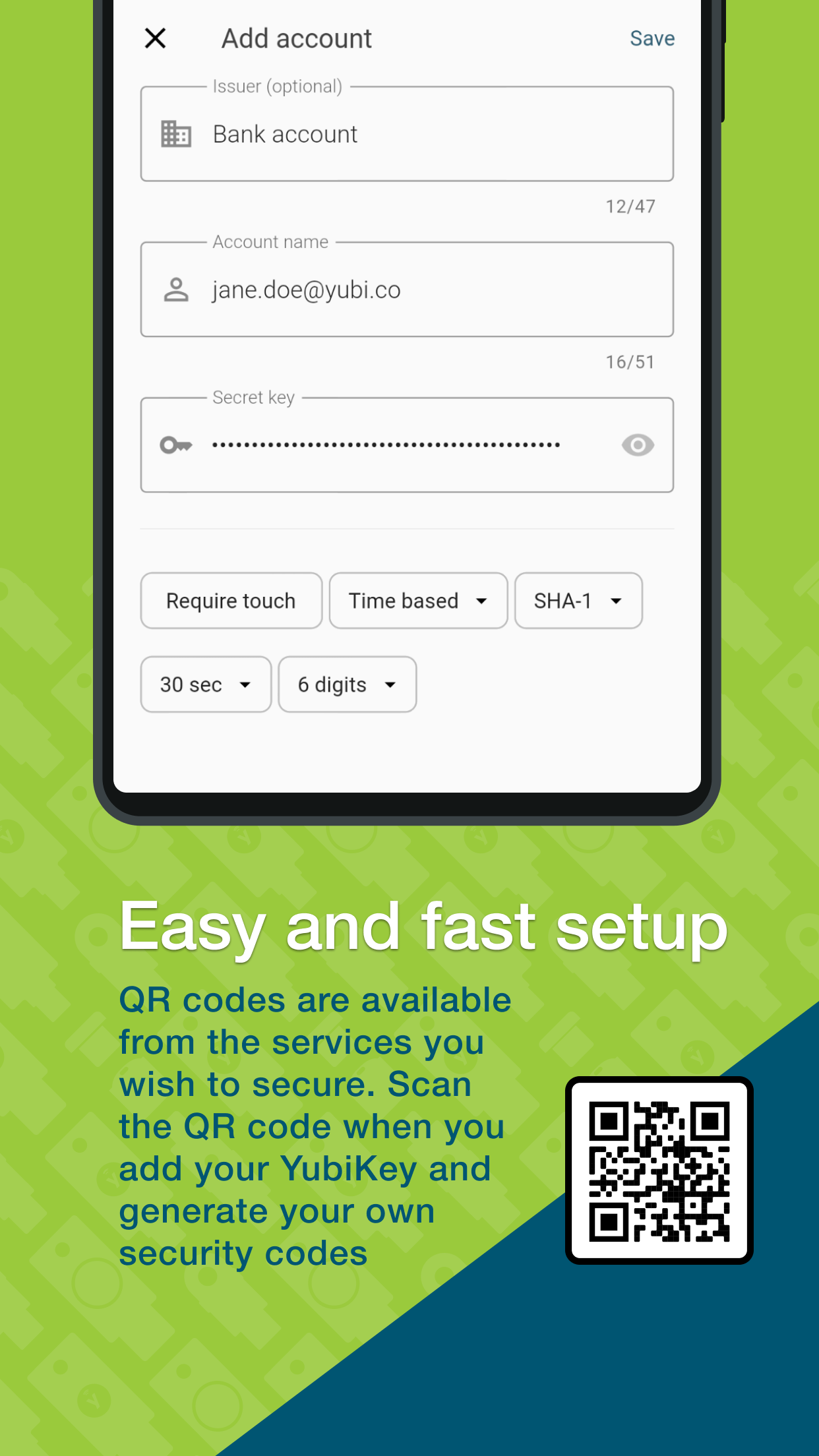 Yubico Authenticator Screenshot2