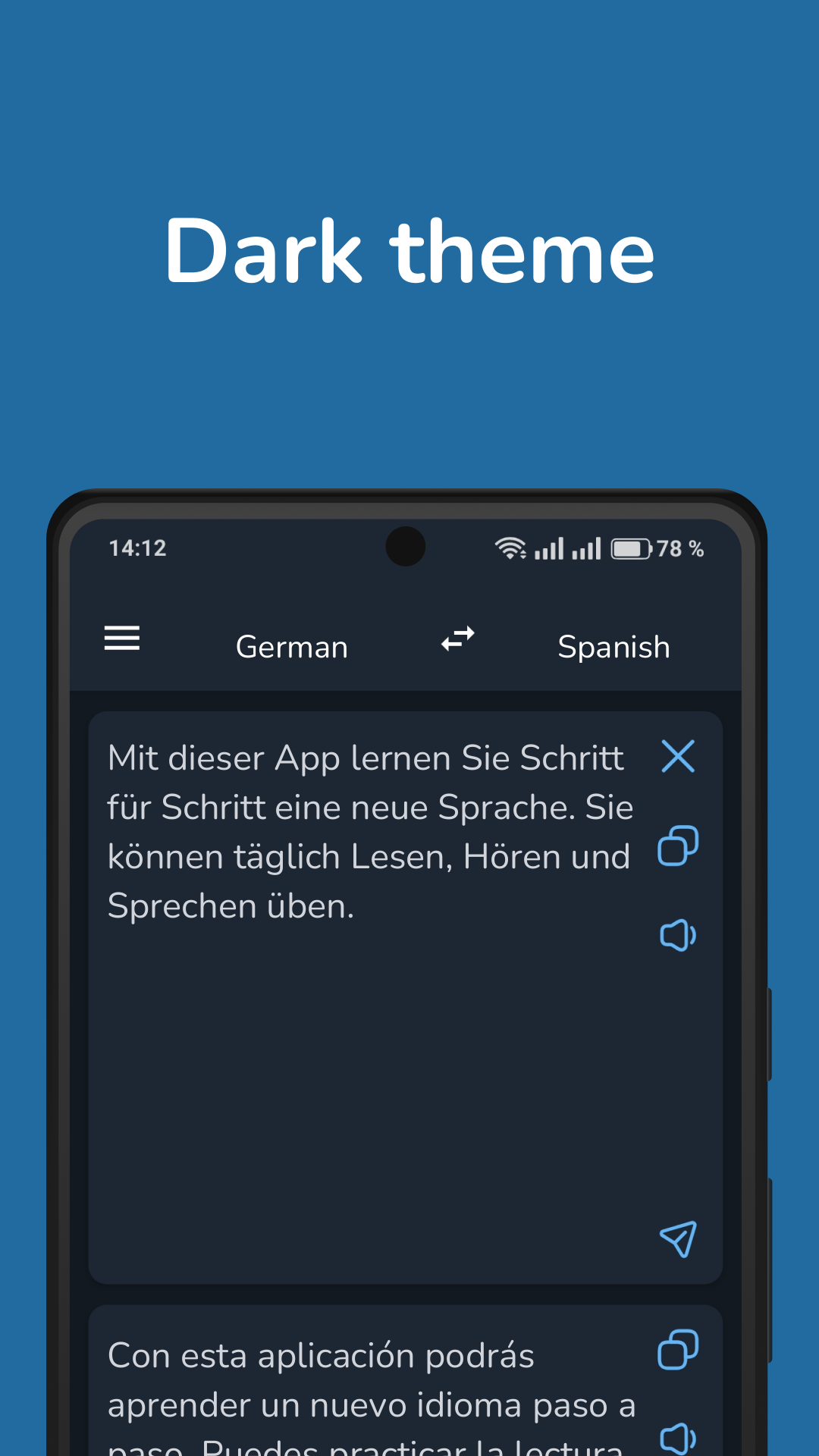 German Spanish Translator Screenshot4