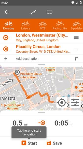 Naviki – Bike navigation Screenshot3
