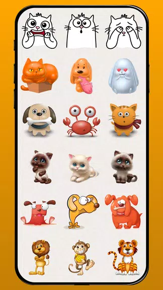 Animals & Emoji Stickers Screenshot3