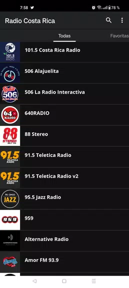 Radio Costa Rica Screenshot2