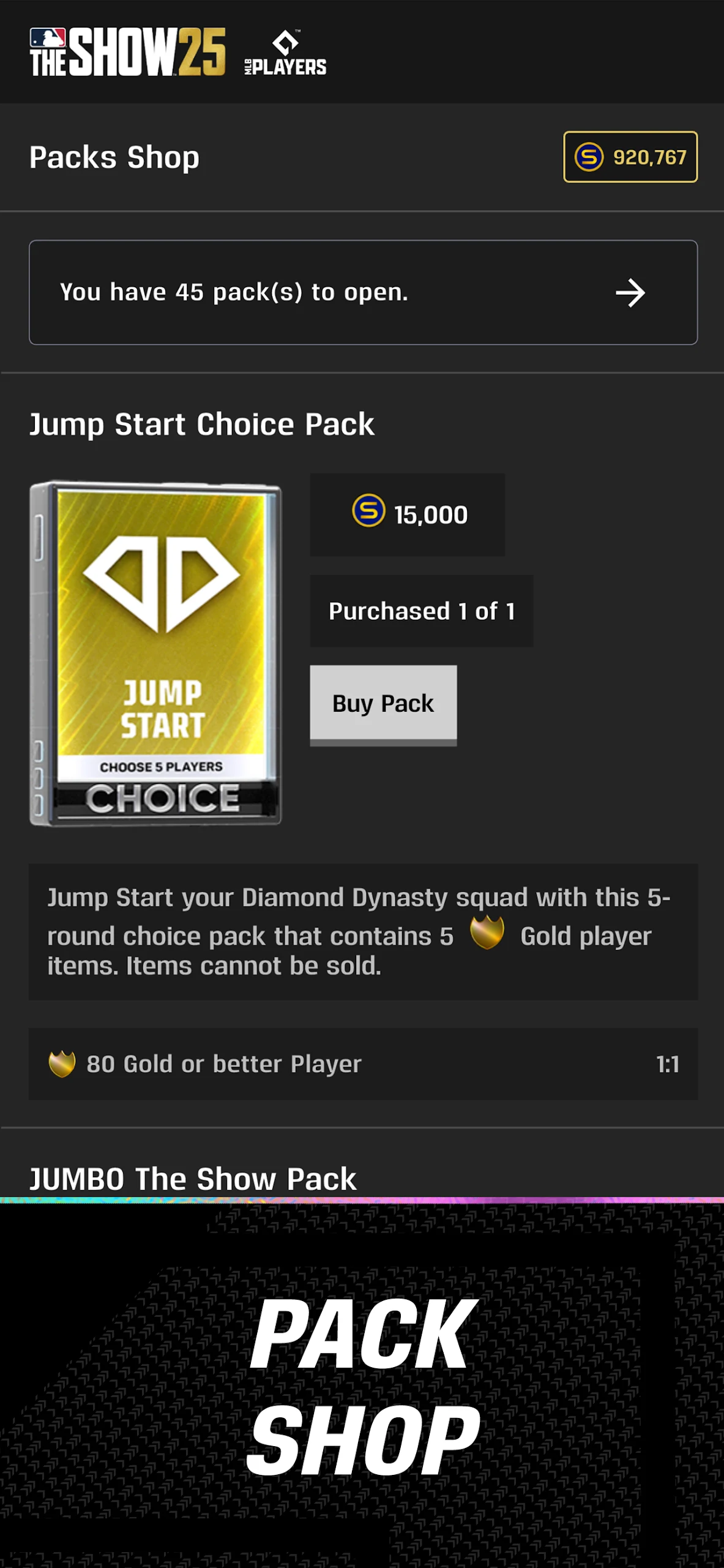 MLB The Show Companion App Screenshot2
