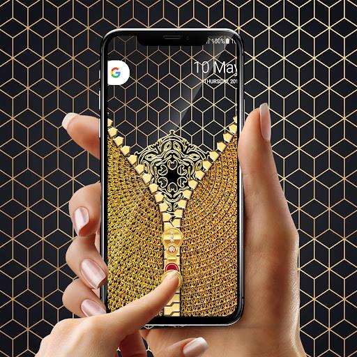 Gold lock screen Screenshot4