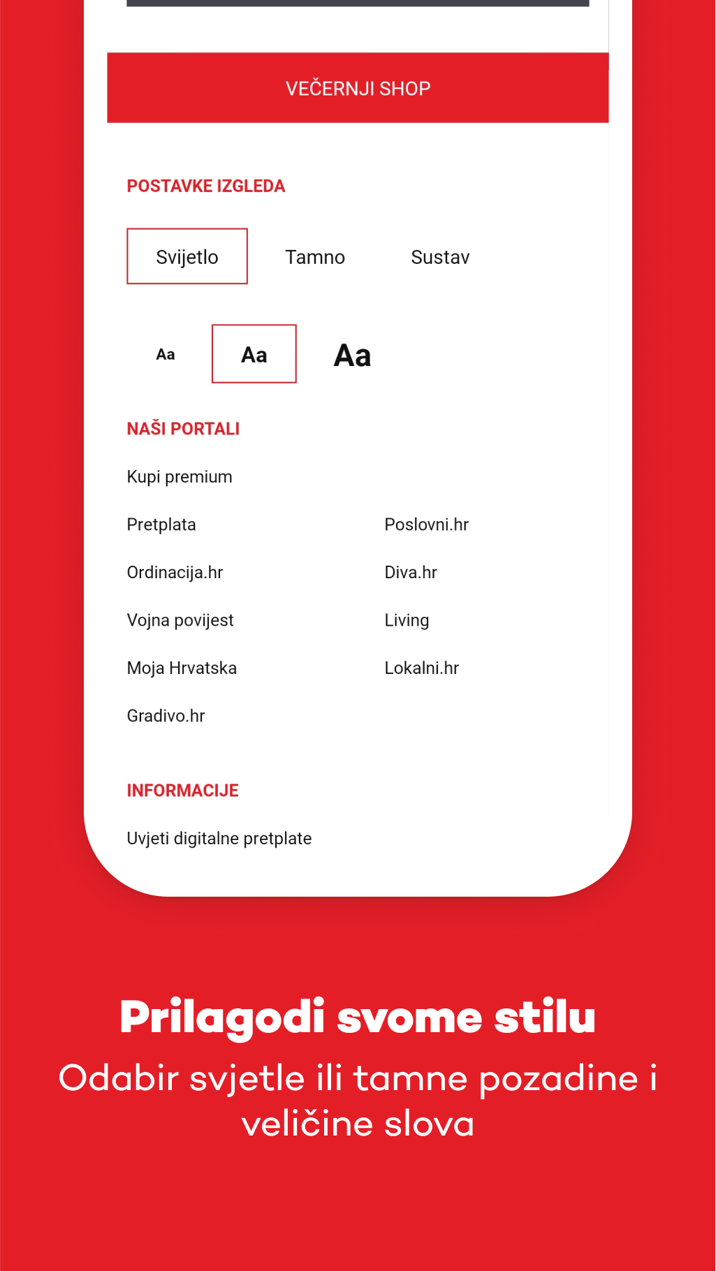 Večernji list Screenshot6