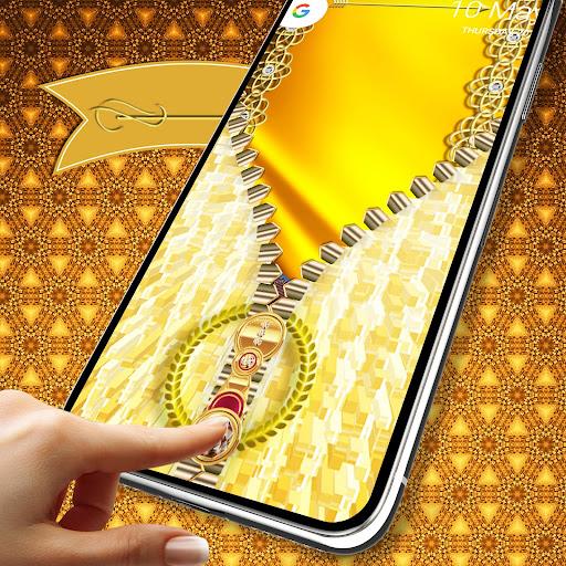 Gold lock screen Screenshot6