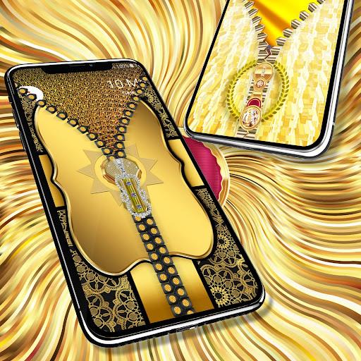 Gold lock screen Screenshot5