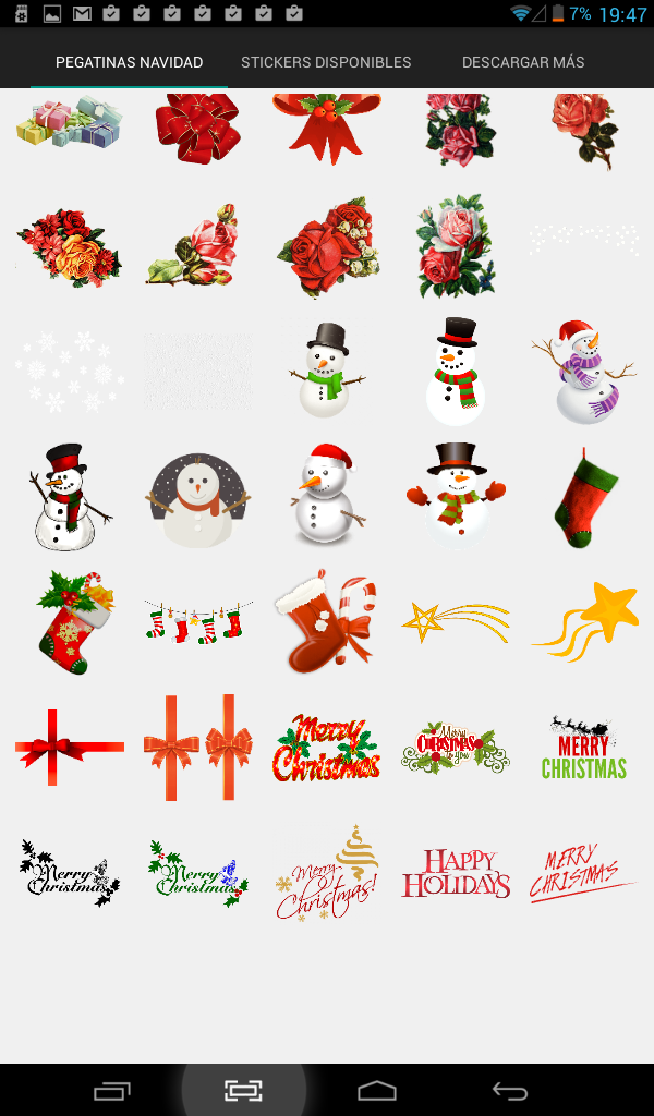 Merry Christmas Photo Stickers Screenshot10