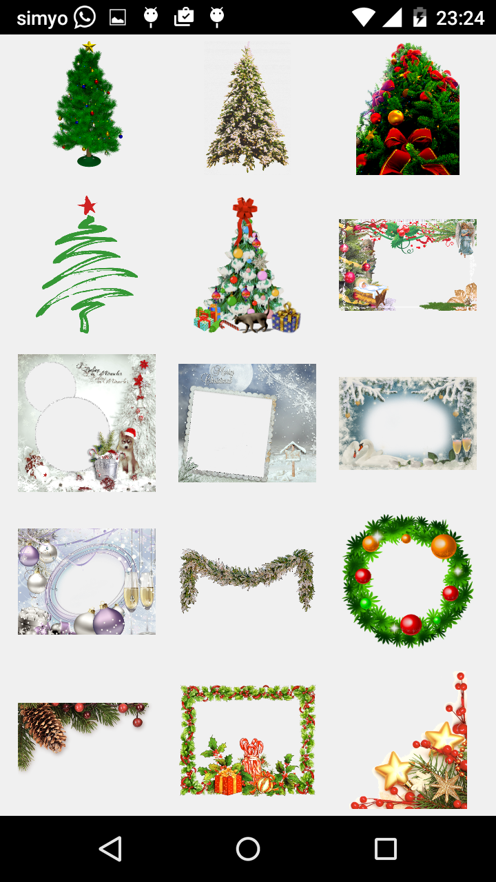 Merry Christmas Photo Stickers Screenshot3