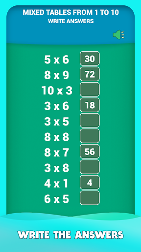 Multiplication tables games Screenshot7