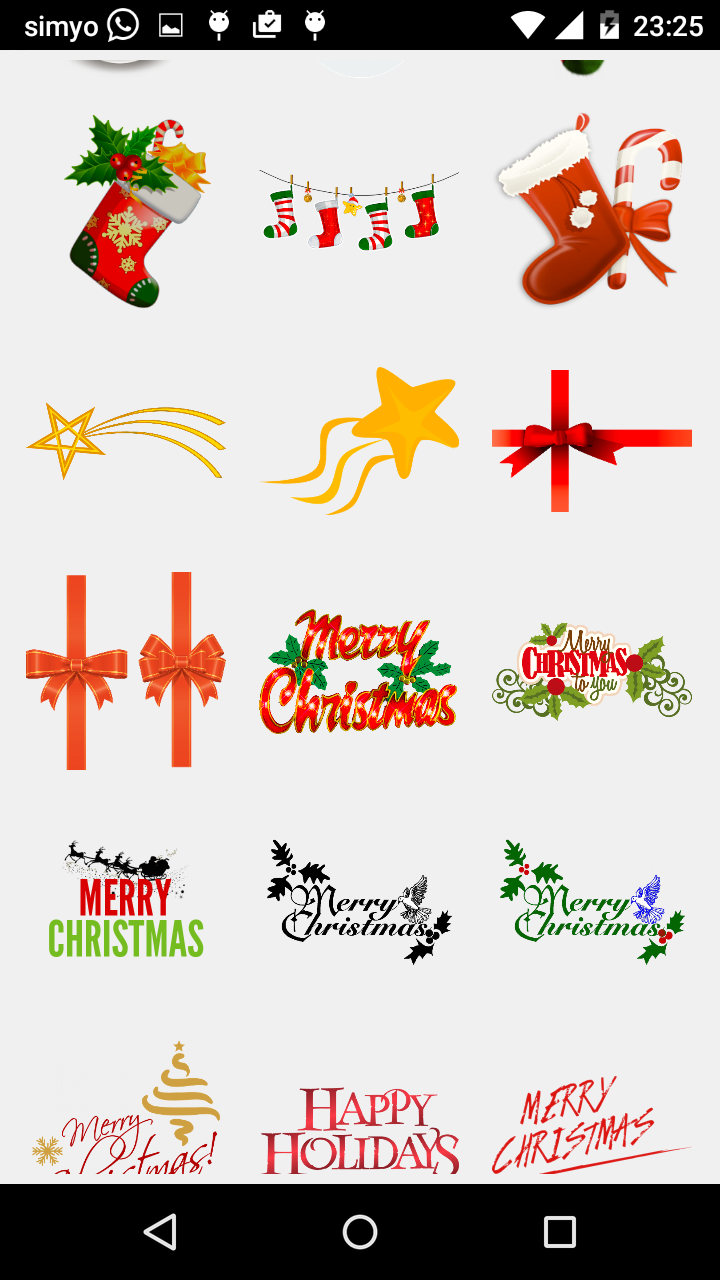 Merry Christmas Photo Stickers Screenshot5
