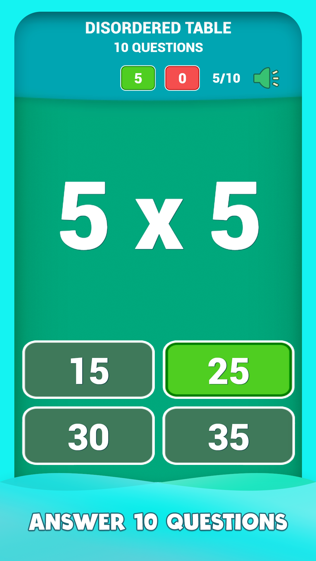 Multiplication tables games Screenshot4