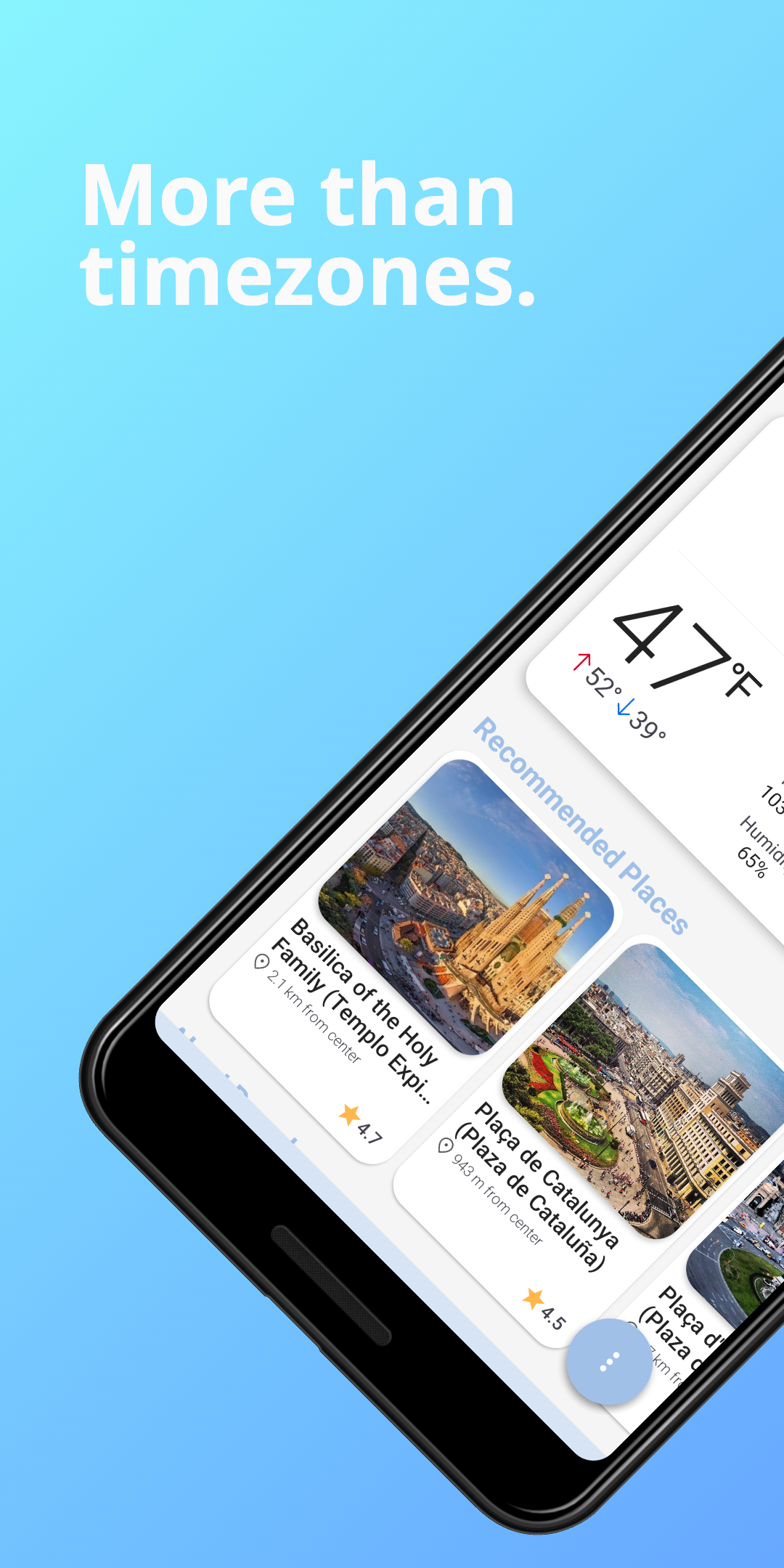 World Clock - Timezones Widget Screenshot4