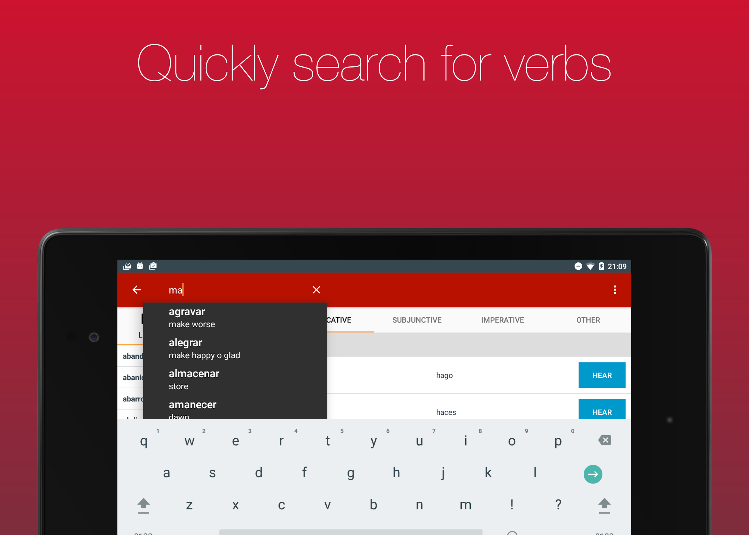 Spanish Verb Conjugator Screenshot8