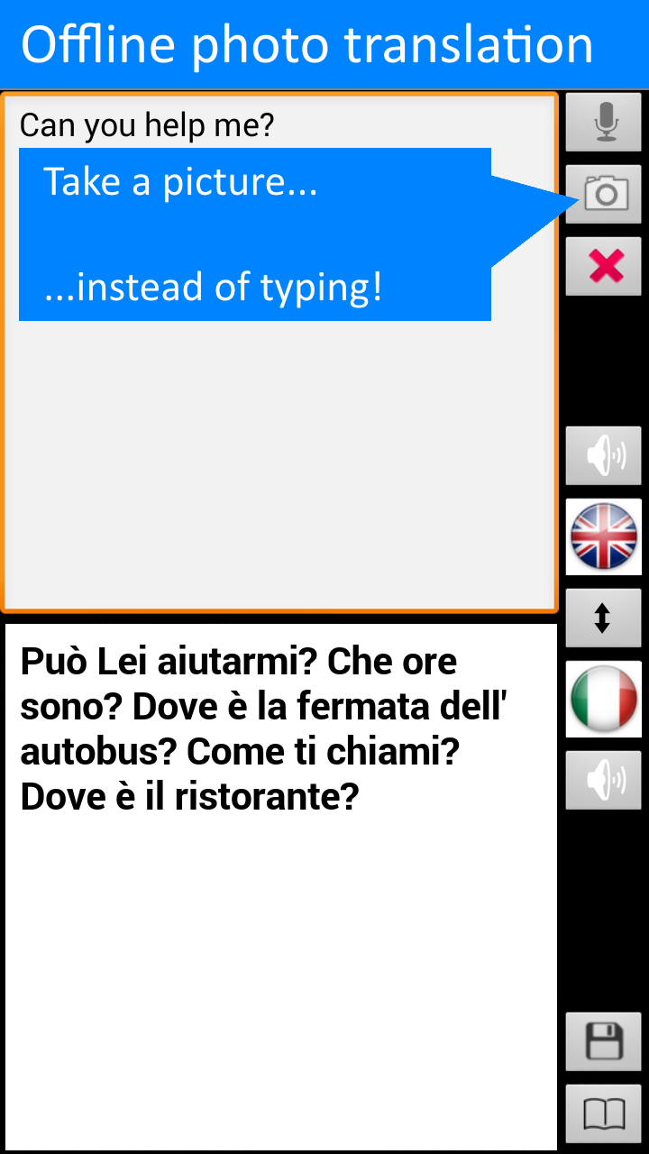 Offline Translator: Italian-English Screenshot6