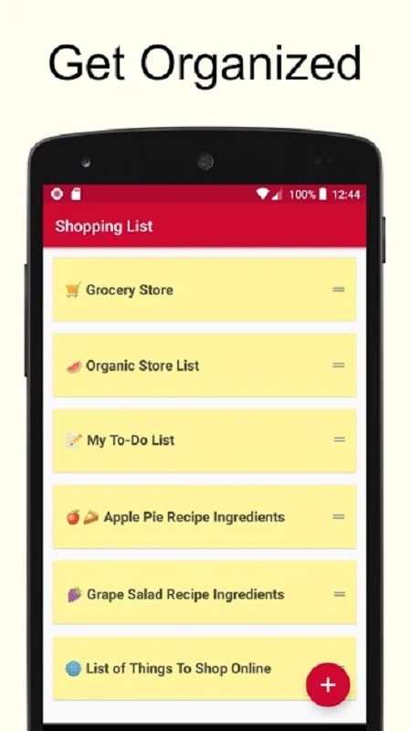 Shopping List Screenshot1