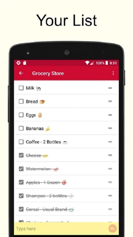 Shopping List Screenshot2