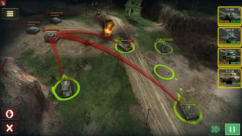 Armor Age: WW2 tank strategy Screenshot7