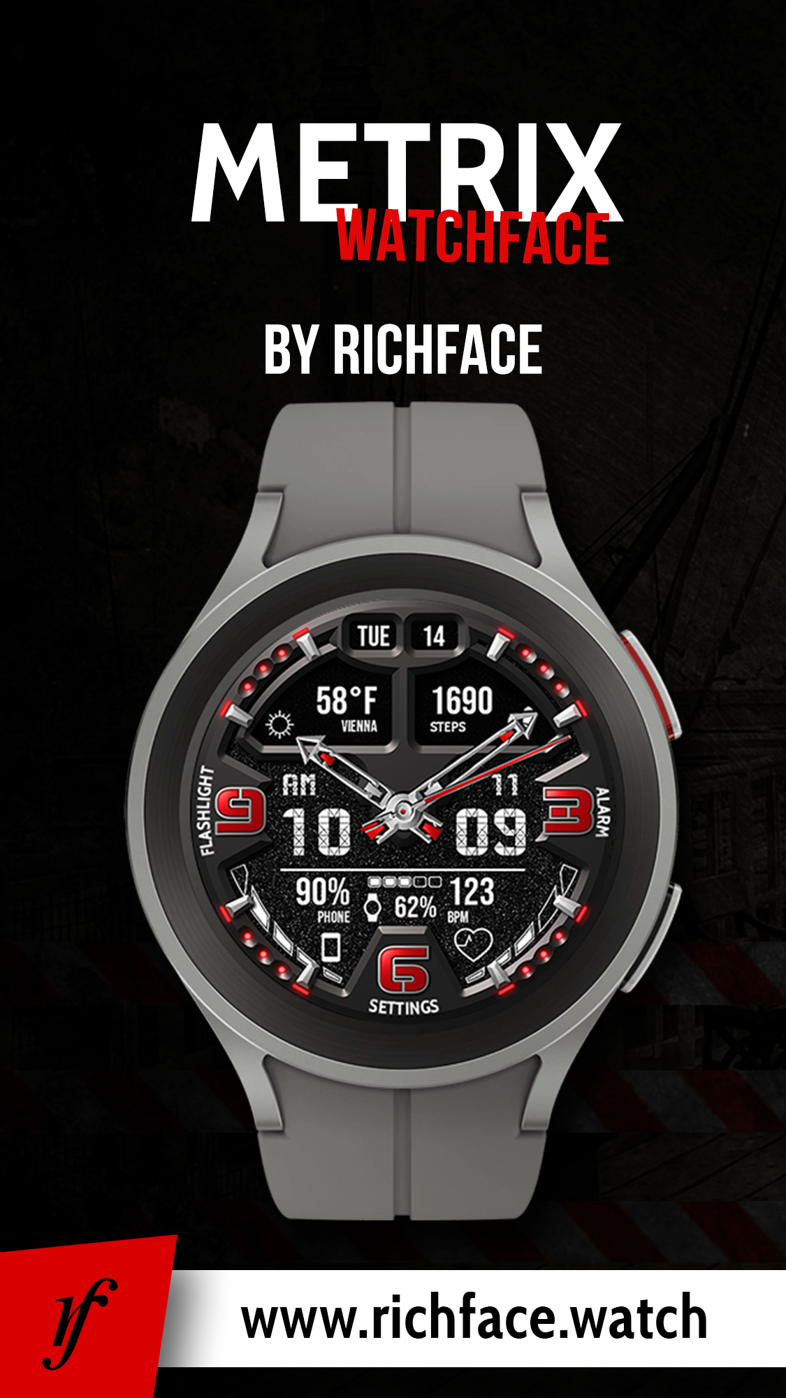 Metrix Watch Face Screenshot1