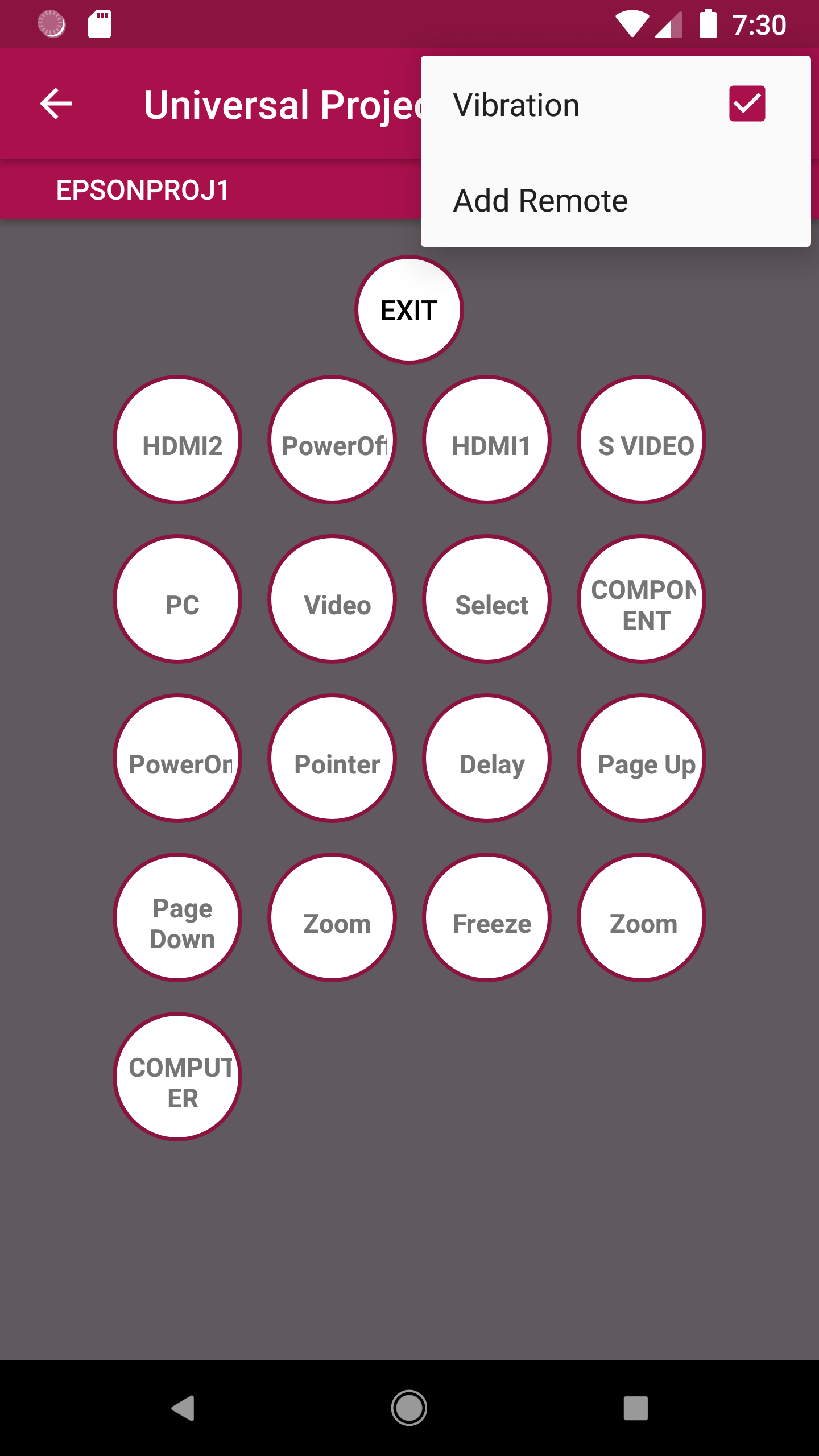 Universal Projector Remote Screenshot8
