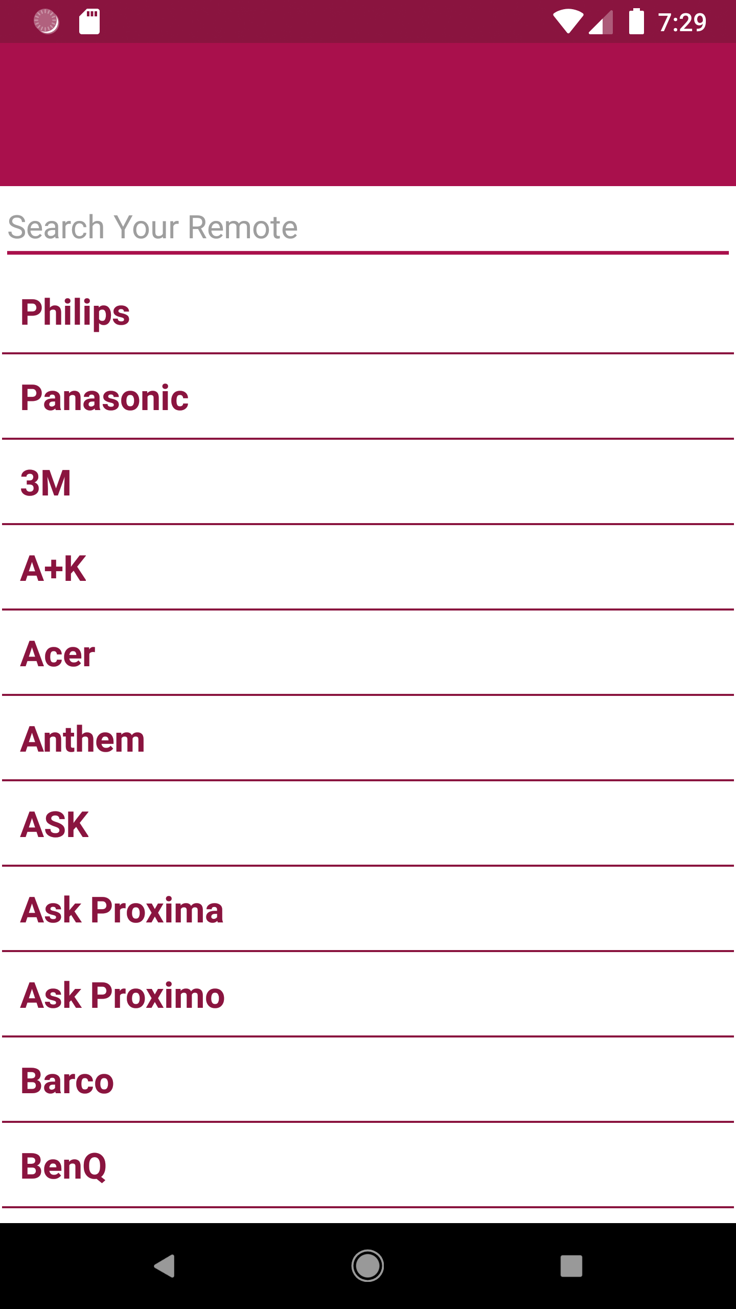 Universal Projector Remote Screenshot2
