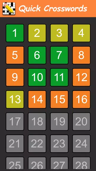 Quick Crosswords (English) Screenshot2