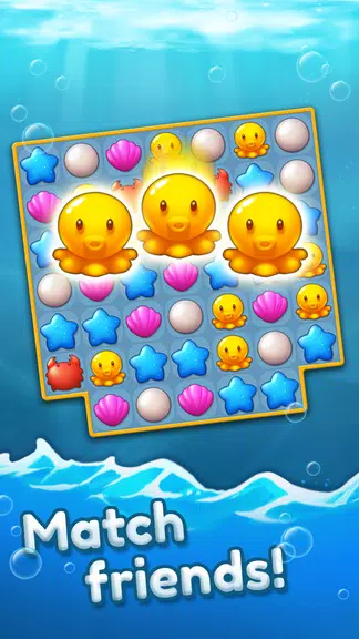 Ocean Friends : Match 3 Puzzle Screenshot1