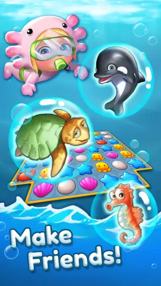 Ocean Friends : Match 3 Puzzle Screenshot3