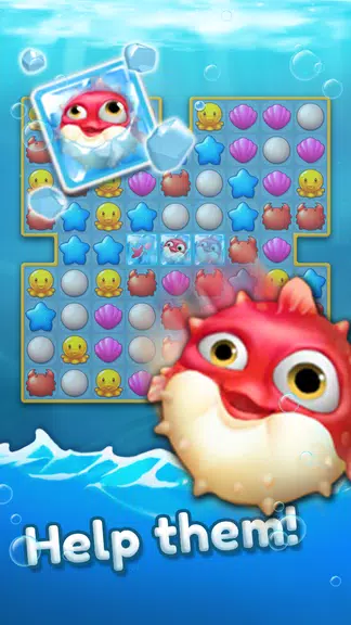 Ocean Friends : Match 3 Puzzle Screenshot2