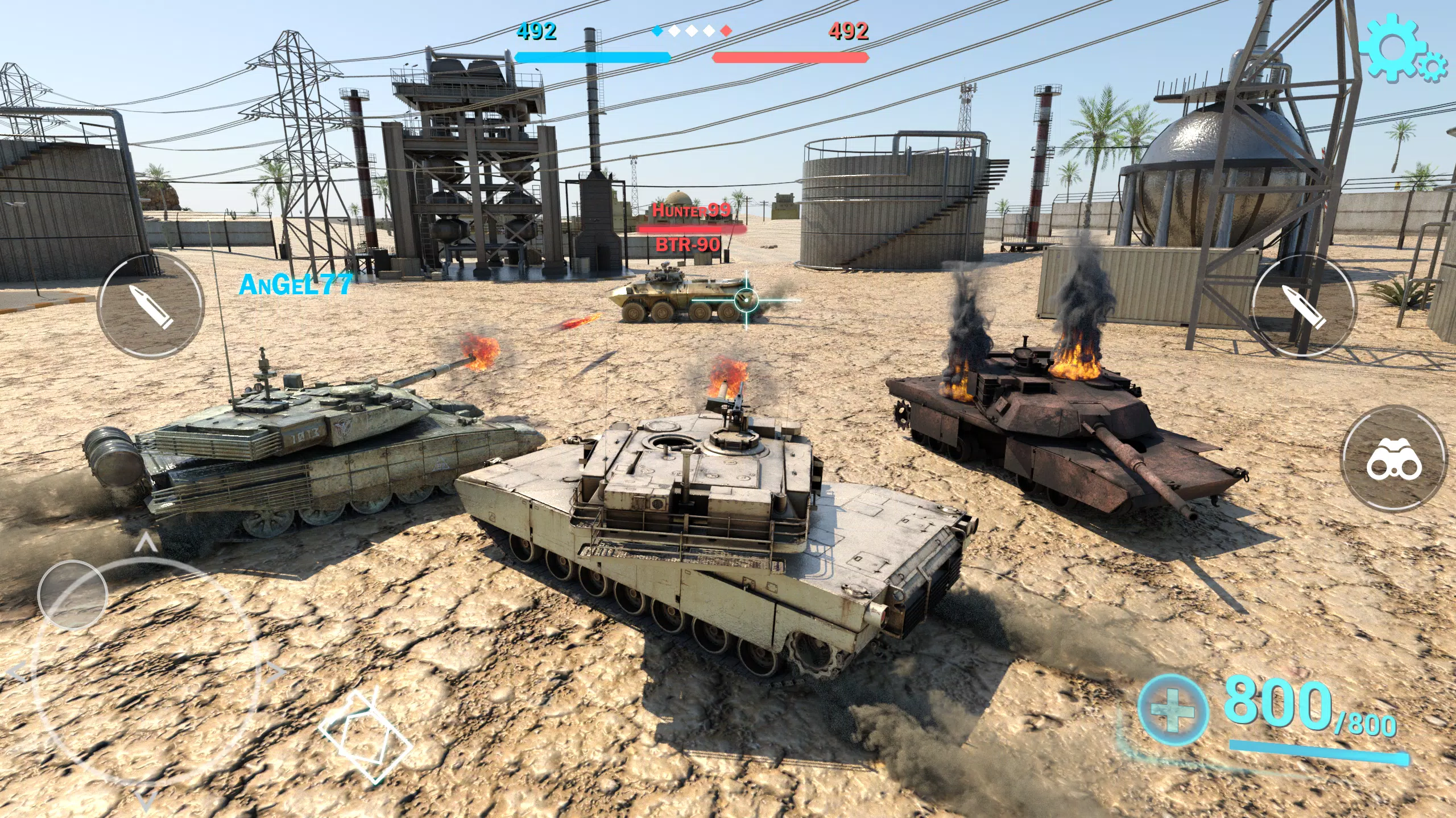 Tanks Battlefield: PvP Battle Screenshot5