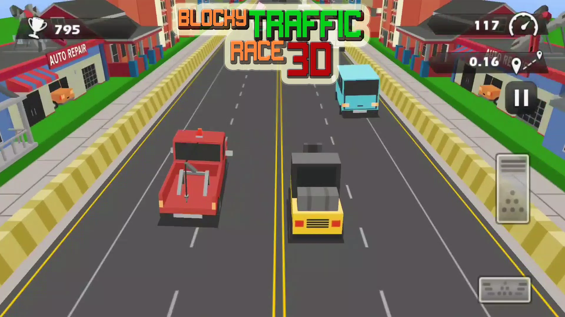 Blocky Traffic Racer Master 3D Screenshot7