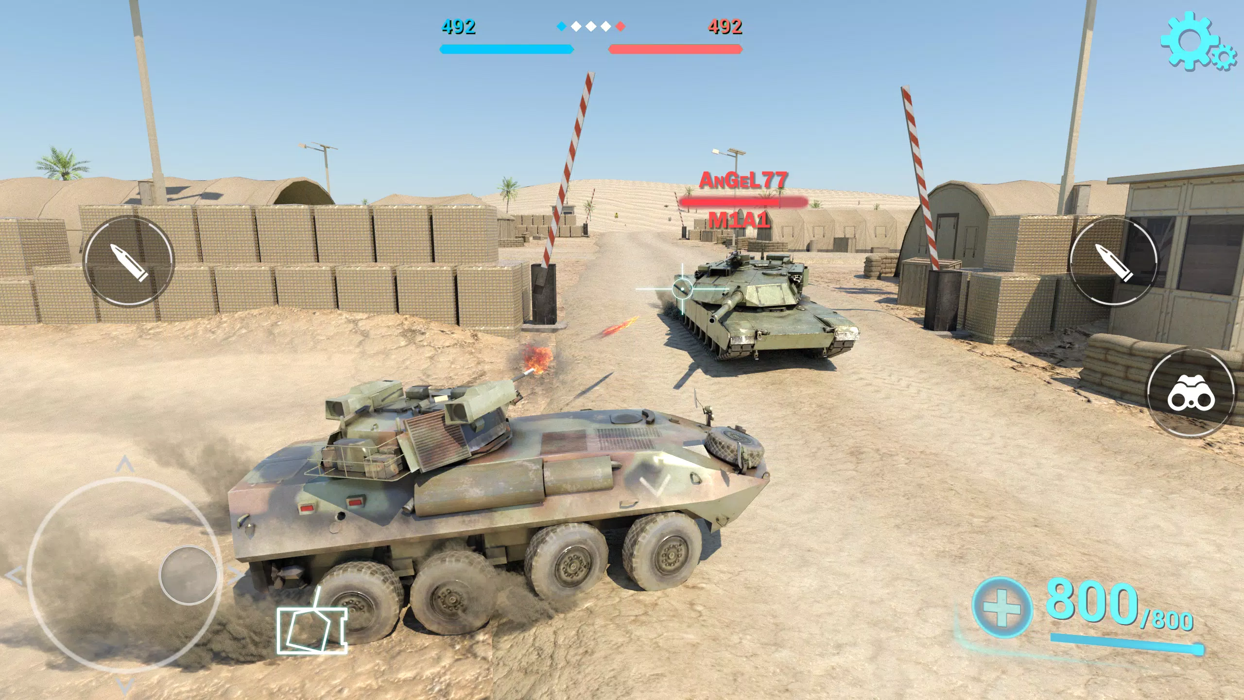 Tanks Battlefield: PvP Battle Screenshot1
