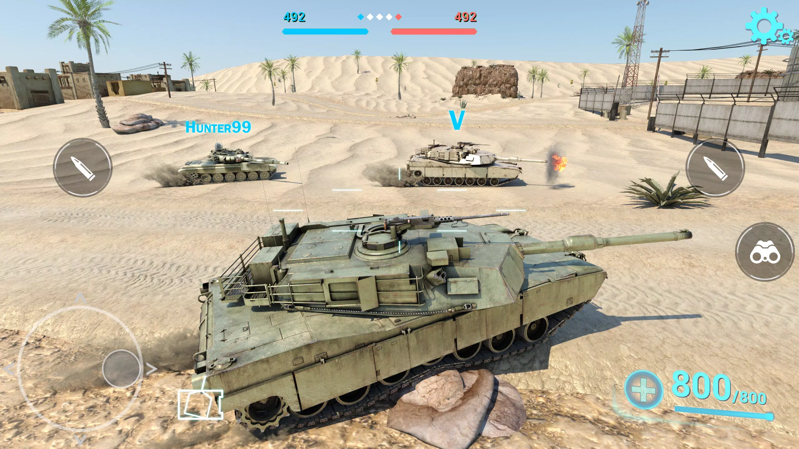 Tanks Battlefield: PvP Battle Screenshot7
