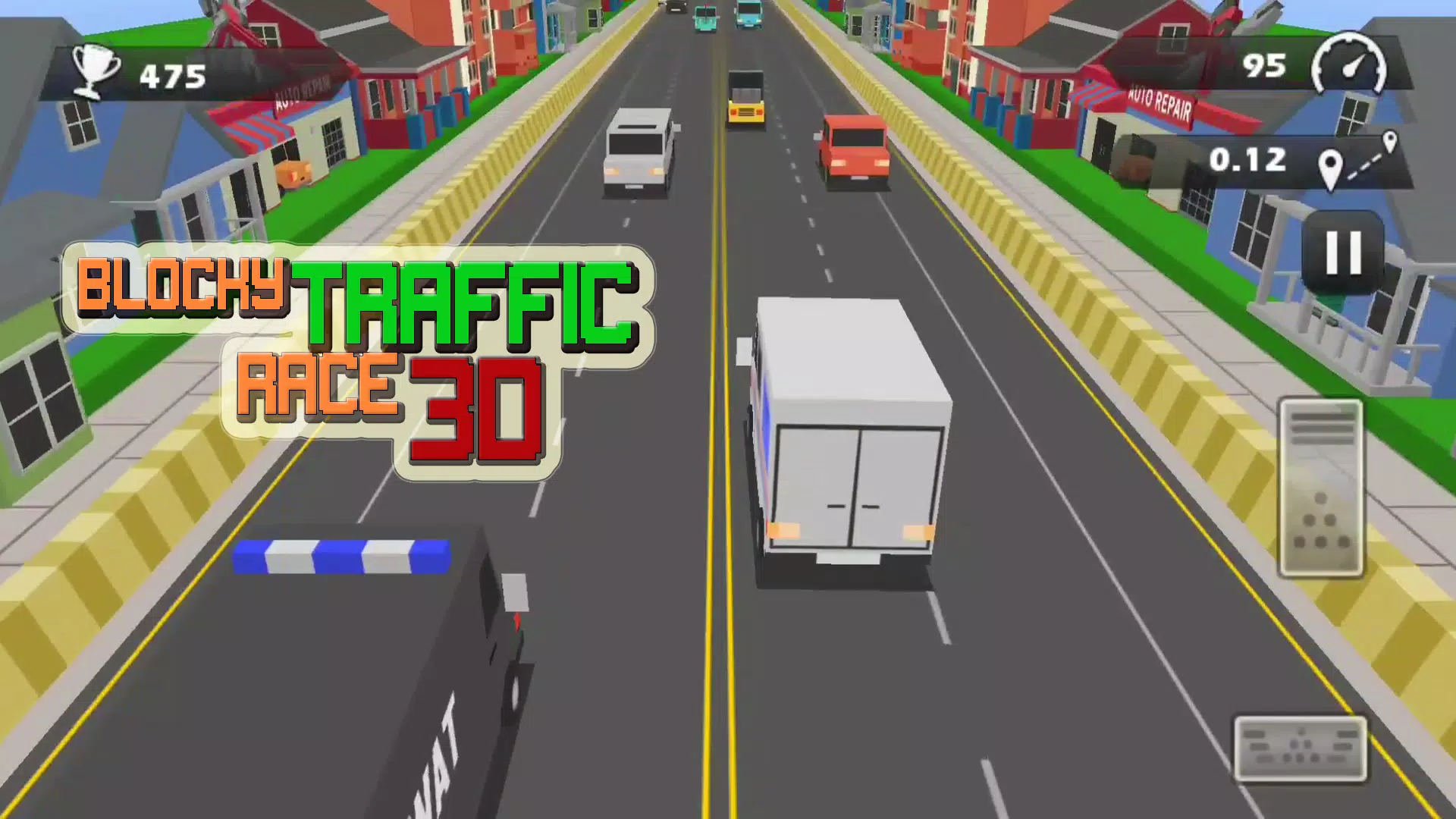 Blocky Traffic Racer Master 3D Screenshot6