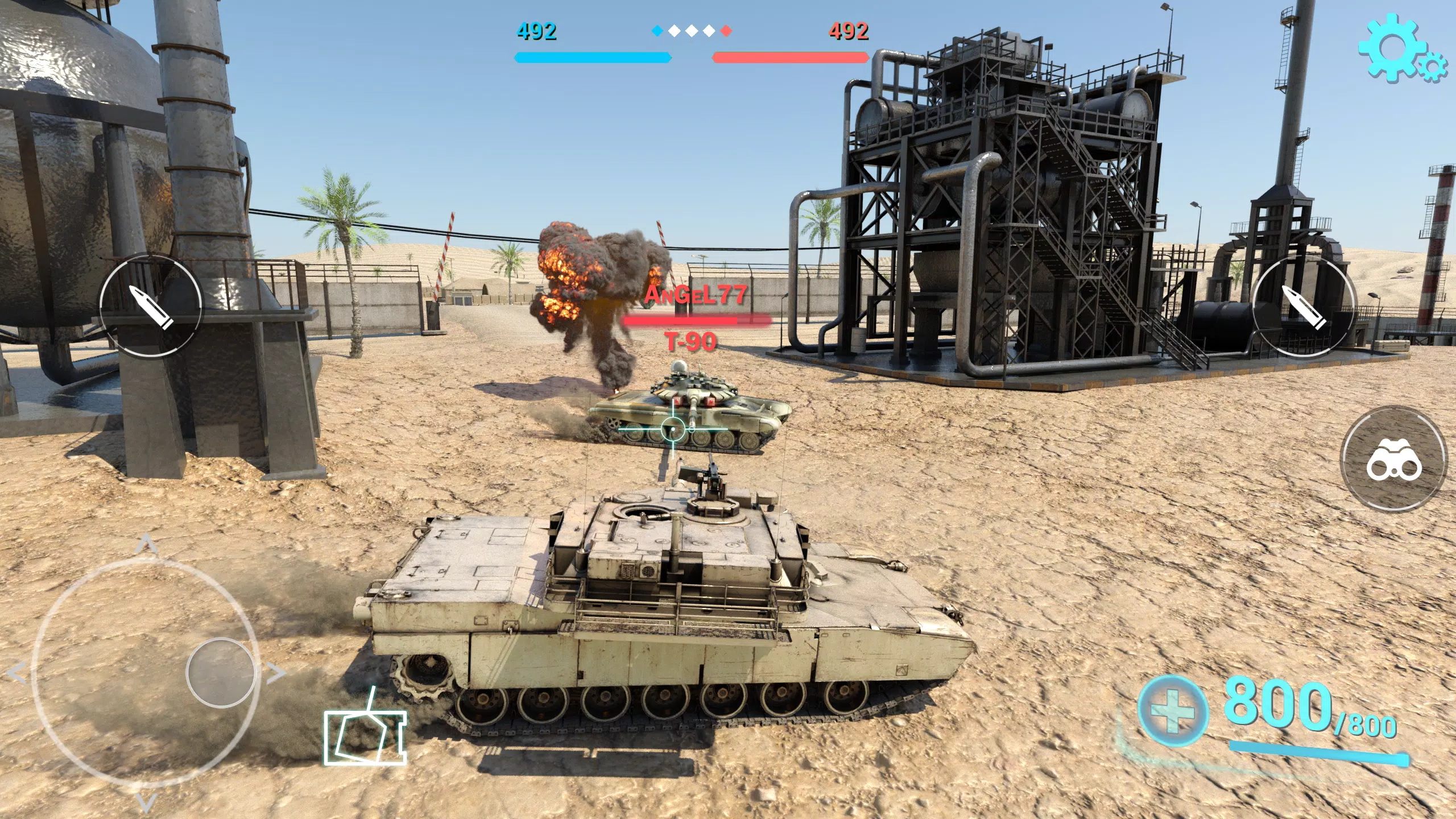 Tanks Battlefield: PvP Battle Screenshot6