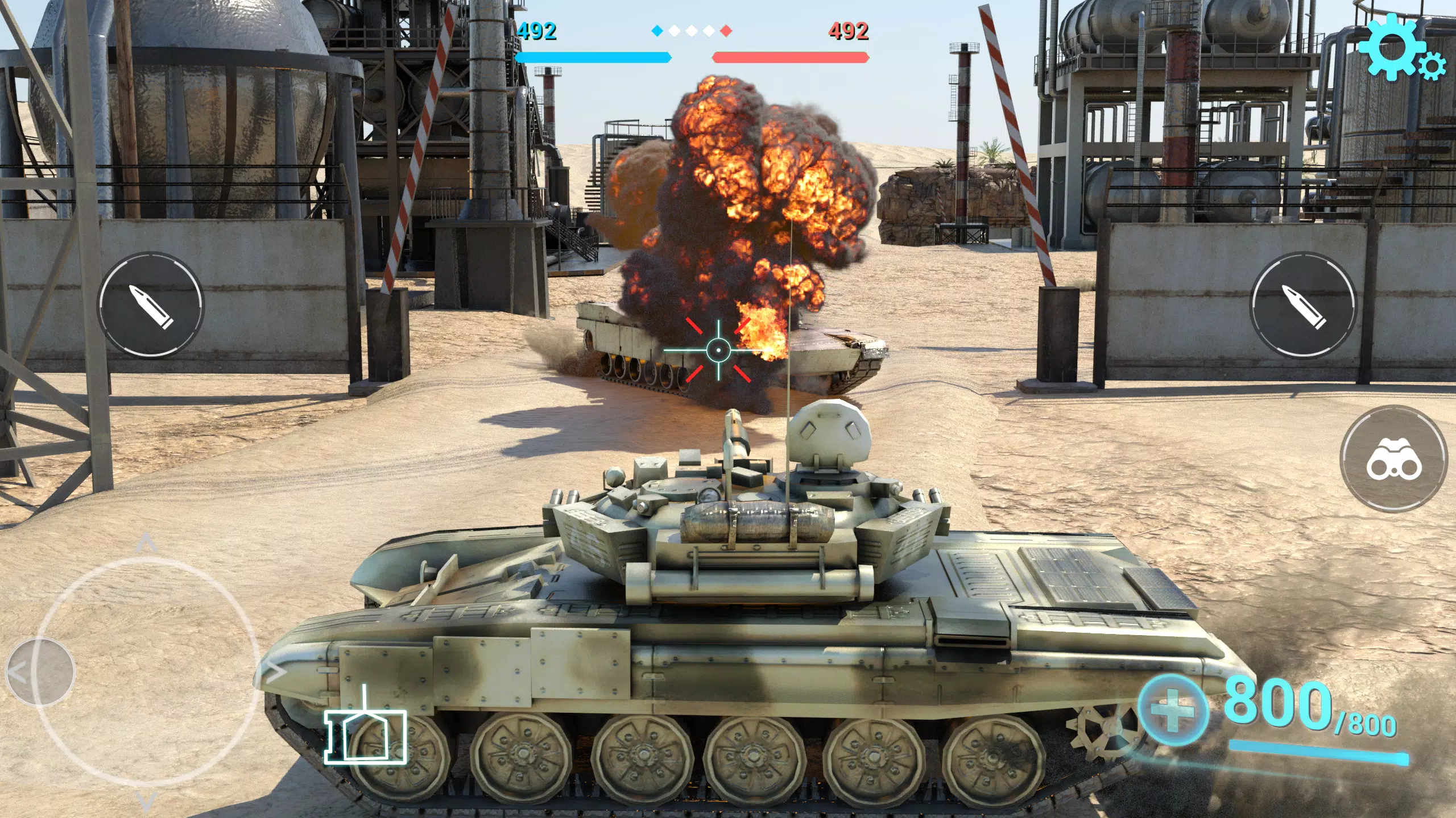 Tanks Battlefield: PvP Battle Screenshot4