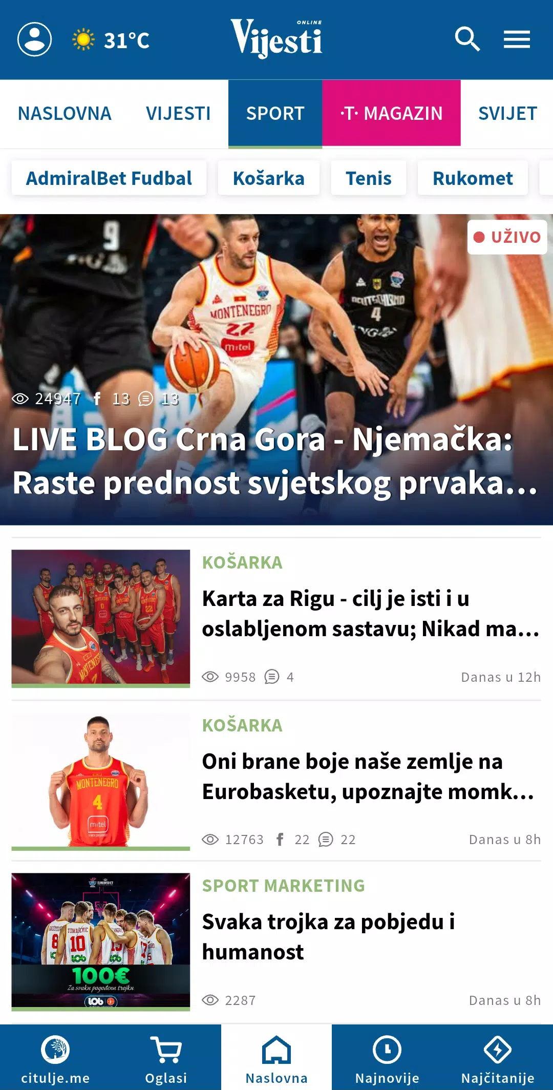 Vijesti Screenshot2