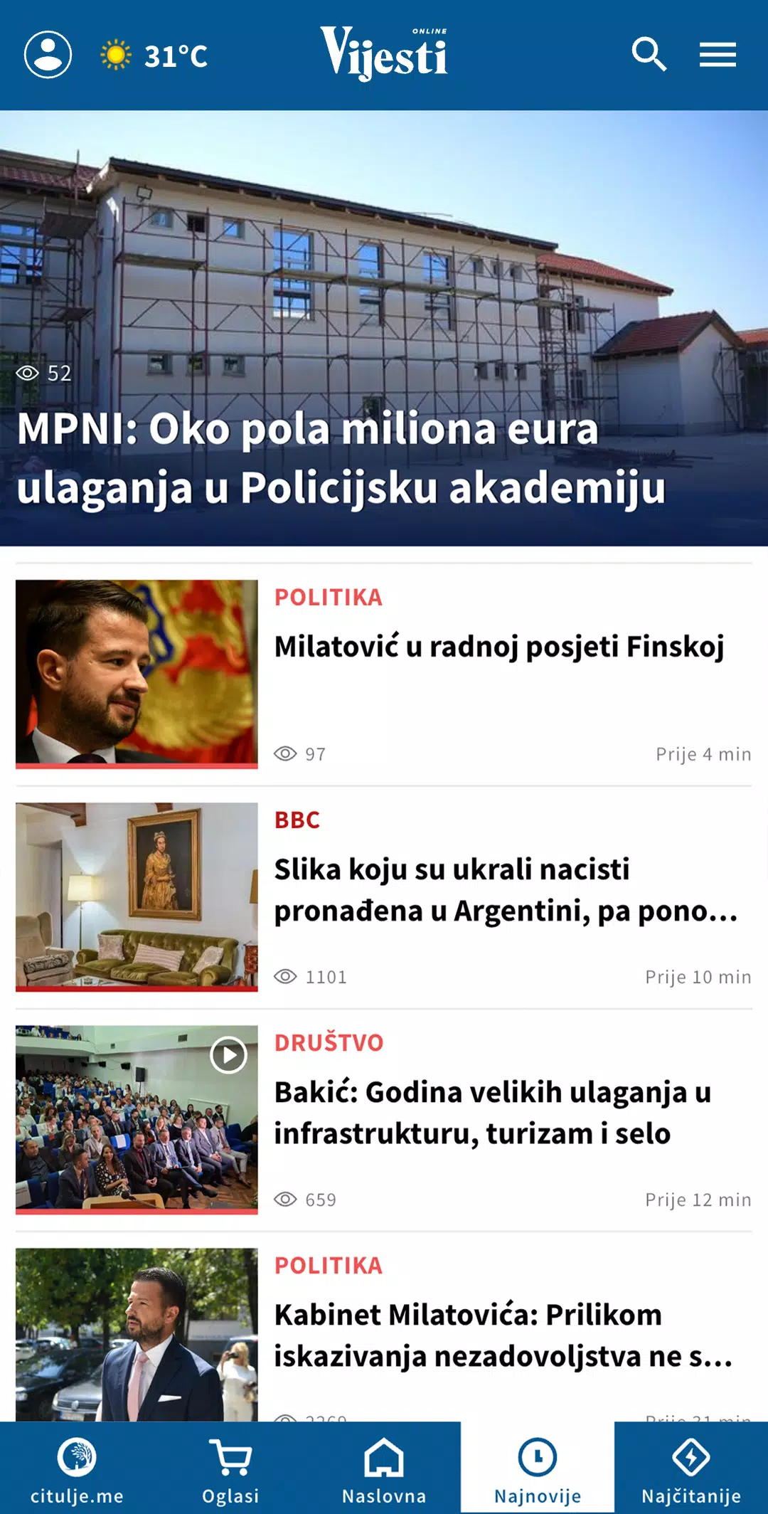 Vijesti Screenshot6