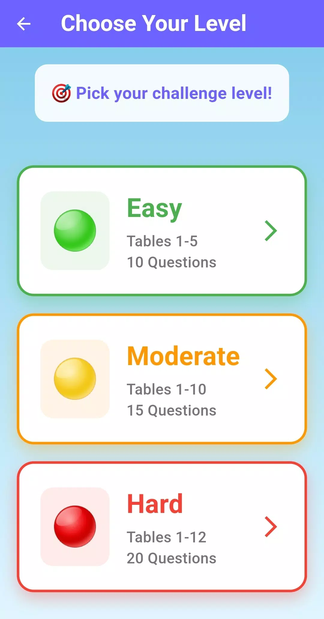 Math Fall:Times Tables Screenshot4