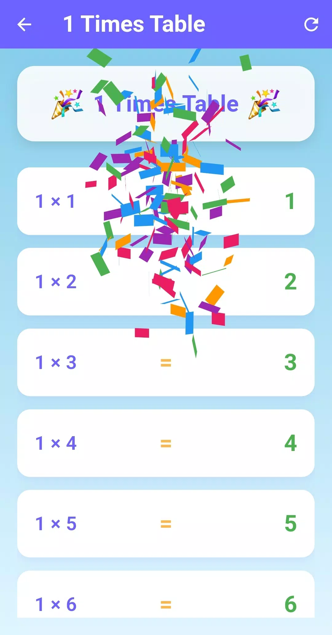 Math Fall:Times Tables Screenshot3