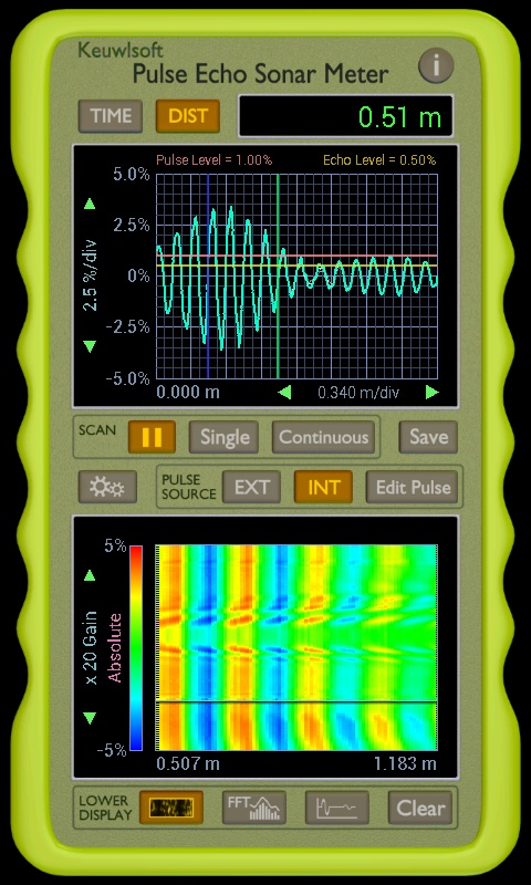 Pulse Echo Sonar Meter Screenshot1